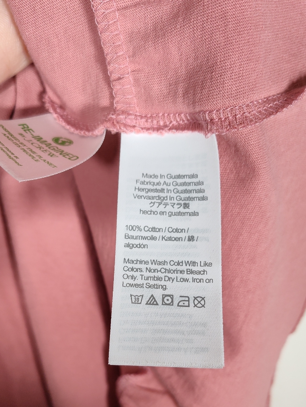J. Crew Tiered dress in broken-in jersey pink babydoll mini M - Picture 9 of 10